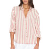 Bowie Stripe Shirt - Dusty Pink
