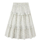The Girls' Ruffled Midi Skirt by Rylee & Cru features an elastic waistband, subtle ruffle details, and delicate tiered layers for a breezy, feminine look.
