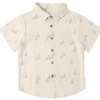 Baby Boys' and Boys' Collared Short Sleeve Shirt - Sail