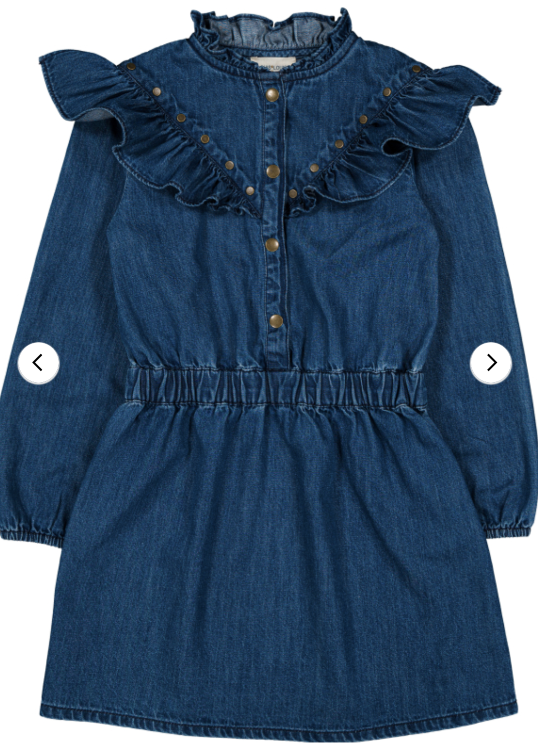 Girls' Pop Light Denim Dress
