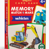 Memory Match & Make Card Game - Vehicles