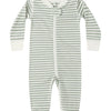 Baby Long Sleeve Zip Sleeper - Fern Stripe
