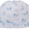 Puppy Paws Printed Hat - Light Blue