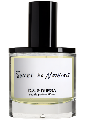 The "Sweet Do Nothing" 50ML eau de parfum by D. S. & Durga has a touch of orange blossom special and features a sleek black cap.