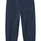 Copenhagen Colors Baby Boys’ and Boys’ Classic Sweatpants in navy blue organic cotton with elastic waistband, cuffs, and a back right patch pocket.