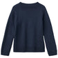 The Copenhagen Colors Baby Boys’ and Boys’ Pullover Turtleneck is a dark blue knit with long sleeves, ribbed cuffs and hem, shown on a white background.
