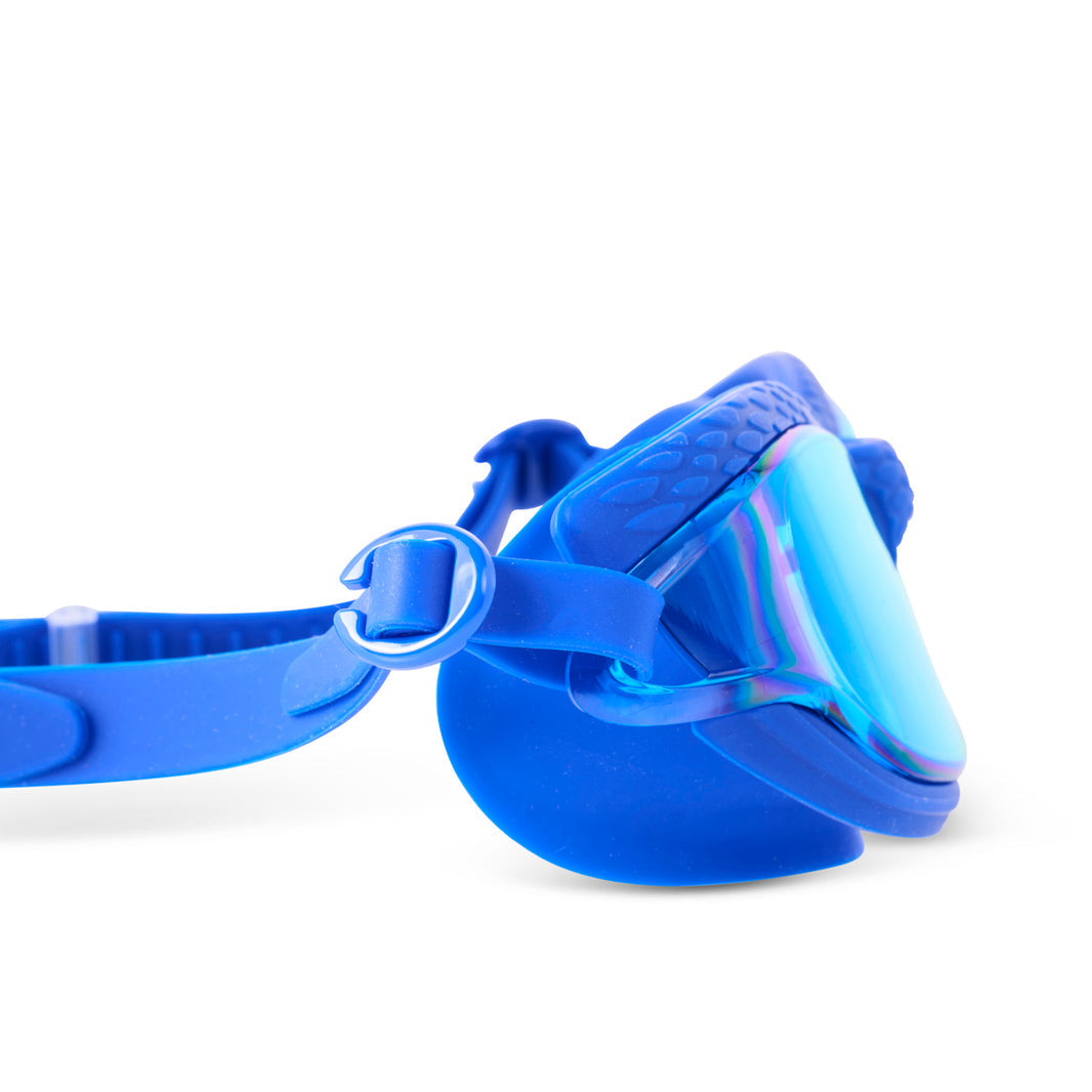 The Bling2O Kids' Streamline Goggles, featuring a textured strap and mirrored, anti-fog lenses, are displayed against a white background.