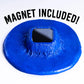 A blue, textured Tidal Wave Magnetic Storm Thinking Putty by Crazy Aaron’s, featuring a square magnet embedded in the center. Text above reads, “MAGNET INCLUDED!”—combining fun sensory play and creative thinking putty in one.