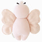 The Cuddle + Kind Baby Butterfly - Petal Pink is a soft, heirloom-quality plush toy featuring light pink wings and body, shown from the back.