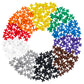 The Plus Plus Tube - 240 Piece Basic Mix features colorful interlocking plastic pieces that form creative designs, ideal for imaginative play and building fine motor skills.