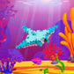 The Plus Plus Tube - Manta Ray lets kids build a pixelated aquatic animal swimming among colorful corals and plants, inspiring creativity and developing fine motor skills—an ideal STEM toy for imaginative play.