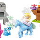 Inspired by Disney Frozen 2, the LEGO® DUPLO® Elsa & Bruni in the Enchanted Forest by Legos - Toyhouse includes Elsa, Bruni, a blue horse, gray snow monster, tree, and colorful blocks for creative play.