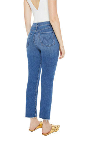 High Waisted Ride Ankle Step Fray