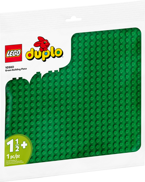 A creative green LEGO® DUPLO® Green Building Plate by Legos - Toyhouse in its package.