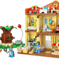 LEGO® Bluey's Family House by Legos - Toyhouse features a two-story home with characters, furniture, a tree, and accessories—perfect for imaginative play.