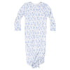 Baby Girls' Knotted Gown - Romi Floral