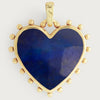 Heart with Stone Charm - Lapis
