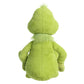 The Aurora Dr. Seuss Grinch, Jumbo plush features a green back view with a rounded head, fluffy collar, and long arms at its sides—bringing whimsical charm to any room.