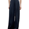Drew Coated Viscose Linen Pant - Midnight