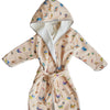 Kids' Bathrobe - Madame Butterfly - Blush Peach