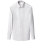 The Eton Slim Cut Away Check Supima 120 Shirt is a long-sleeve, button-up dress shirt featuring a light blue check on white piqué fabric by Albini, showcased against a plain background.