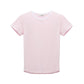 The All Time Favorites Shirt by Dorothee Schumacher is a light pink fitted crew neck tee with short sleeves, made from stretch cotton and displayed flat on a white background.