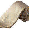 Geometric Woven Silk Tie - Light Yellow