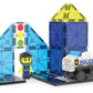 Build your own police station with the Magnatiles Police Station 20-Piece Set! This fun building set features blue and yellow magnetic tiles, a police figure, a patrol truck, and a traffic light for endless imaginative play.
