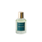 A clear glass bottle of Barberino’s Agrigentum Perfume Cologne, featuring a gold cap and green label, is displayed against a plain white background.