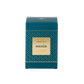 A teal and gold box labeled "Barberino's Naxos Perfume Cologne" displays a geometric design, capturing Mediterranean elegance inspired by the Gardens of Naxos.