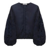 Embroidered Beauty Blouse - Dark Navy