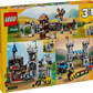 The Legos - Toyhouse LEGO® Creator™ 3-in-1 Medieval Horse Knight Castle set features build options including a castle with a village scene, an imposing gatehouse, and more, plus minifigures and accessories.