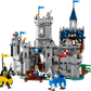 The LEGO® Creator™ 3-in-1 Medieval Horse Knight Castle by Legos - Toyhouse features knights on horses, two towers with flags, a drawbridge, guards, and a treasure chest—ideal for epic medieval castle play.
