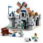 Legos - Toyhouse LEGO® Creator™ 3-in-1 Medieval Horse Knight Castle set includes minifigures, a windmill, sheep, veggie cart, and accessories displayed in front.