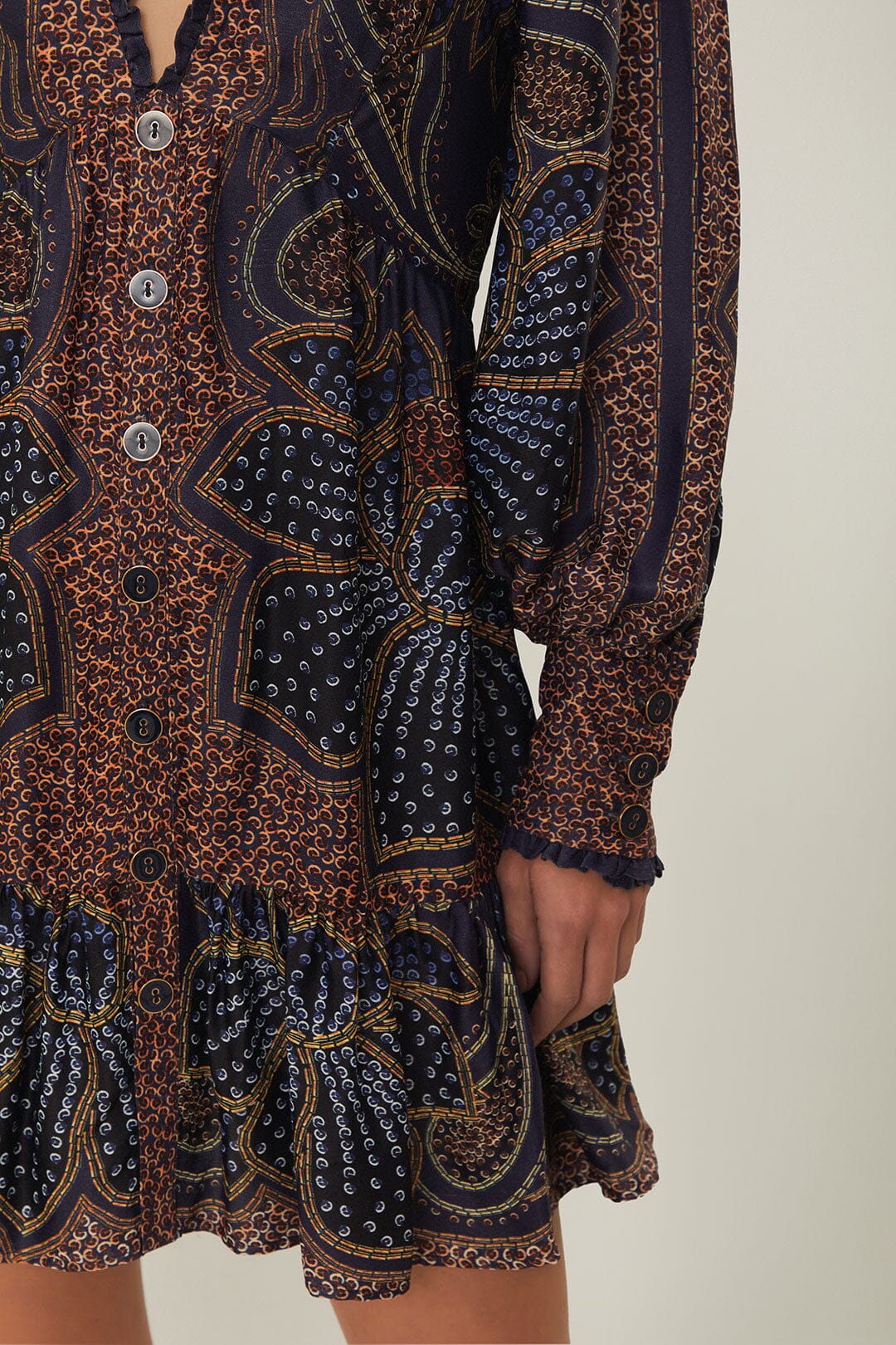FARM Rio Floral Glam Blue Mini Dress | Print/Blue | Size M | Shopbop FARM Rio Floral Glam Blue Mini Dress | Print/Blue | Size M | Shopbop