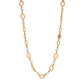 The Juliska Capucine De Wulf Berry & Bead Chain features twisted oval links and evenly spaced white pearls, making it ideal for layering.