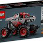 The Legos - Toyhouse LEGO® Technic™ Monster Jam™ ThunderROARus™ Pull-Back set box displays a thrilling monster truck toy with product details and images showing its exciting pull-back action.