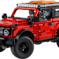 The LEGO® Technic™ Ford Bronco® SUV by Legos - Toyhouse features a red exterior, black wheels, roof lights, and detailed design—ideal as a STEM building toy for enthusiasts.