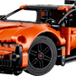 The LEGO® Technic™ Bugatti Chiron Pur Sport Hypercar by Legos - Toyhouse features detailed design, black accents, and visible gears—an ideal racing toy inspired by high-performance vehicles. Perfect for LEGO Technic Bugatti Chiron fans.