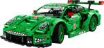 The LEGO® Technic™ Porsche 911 GT3 R REXY AO Racing Car by Legos - Toyhouse features racing stickers, detailed headlights, a rear wing, and a shark mouth dinosaur design—an ideal engineering toy for creative kids who love race cars.