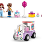 The LEGO® Friends Unicorn Cake Delivery Car from Legos - Toyhouse includes two minifigures, cupcakes, fun accessories, and a colorful car—an ideal set for unicorn toy fans.