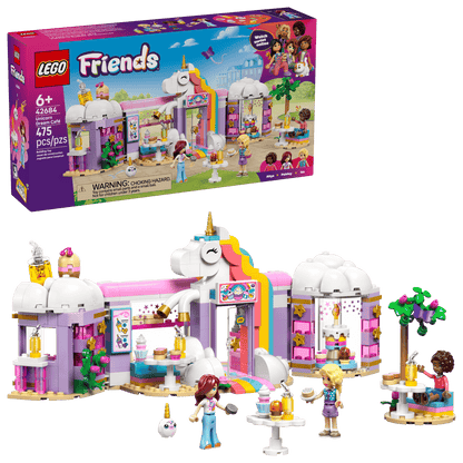 Explore the LEGO® Friends Unicorn Dream Café by Legos - Toyhouse, a 475-piece magical unicorn playset with outdoor seating and fun figures—perfect for ages 6+ and endless imaginative adventures!.