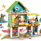 The LEGO® Friends Beach House with Seals by Legos - Toyhouse includes three mini-figures, two sea animals, a surfboard, and beach accessories for creative play.