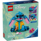 The LEGO® Disney™ Stitch set by Legos - Toyhouse (43249) features a buildable blue Stitch figure with flower, ice cream, and camera accessories—perfect as a fun Disney gift for ages 9 and up.
