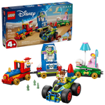 Join the fun with the LEGO® Disney™ Toy Story Celebration Train & RC Car by Legos - Toyhouse! Build a parade train, float, and race car and play with Woody, Buzz Lightyear, Bo Peep mini-figures plus accessories from Disney Pixar.