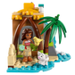 The LEGO® Disney™ Princess Castle & Royal Pets set by Legos - Toyhouse features a brown-haired girl with a yellow bird, a white pig, palm tree, and tropical hut—perfect for any LEGO Disney Princess castle collection.