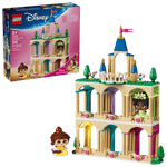 Legos - Toyhouse LEGO® Disney™ Mini Belle & Tiana with Castle building toy includes flower and balcony details, two mini-figures, and a box showing the Belle & Tiana playset with the assembled castle and included pieces.