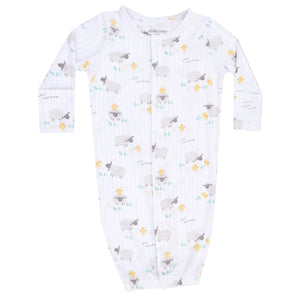 Wrap your newborn in comfort with the Angel Dear Baby Striped Convertible Gown, crafted from silky-soft viscose and featuring long sleeves and a charming striped design.