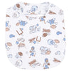 Feeding Bib - Football Nursery