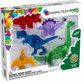 The MAGNA-TILES® Dinos 5-Piece Set from Magnatiles includes colorful, translucent magnetic dinosaurs. The packaging indicates it is suitable for ages 3-99 years and includes a choking hazard warning as well as the official MAGNA-TILES® logo. This set is perfect for STEM learning with the MAGNA-TILES® system.